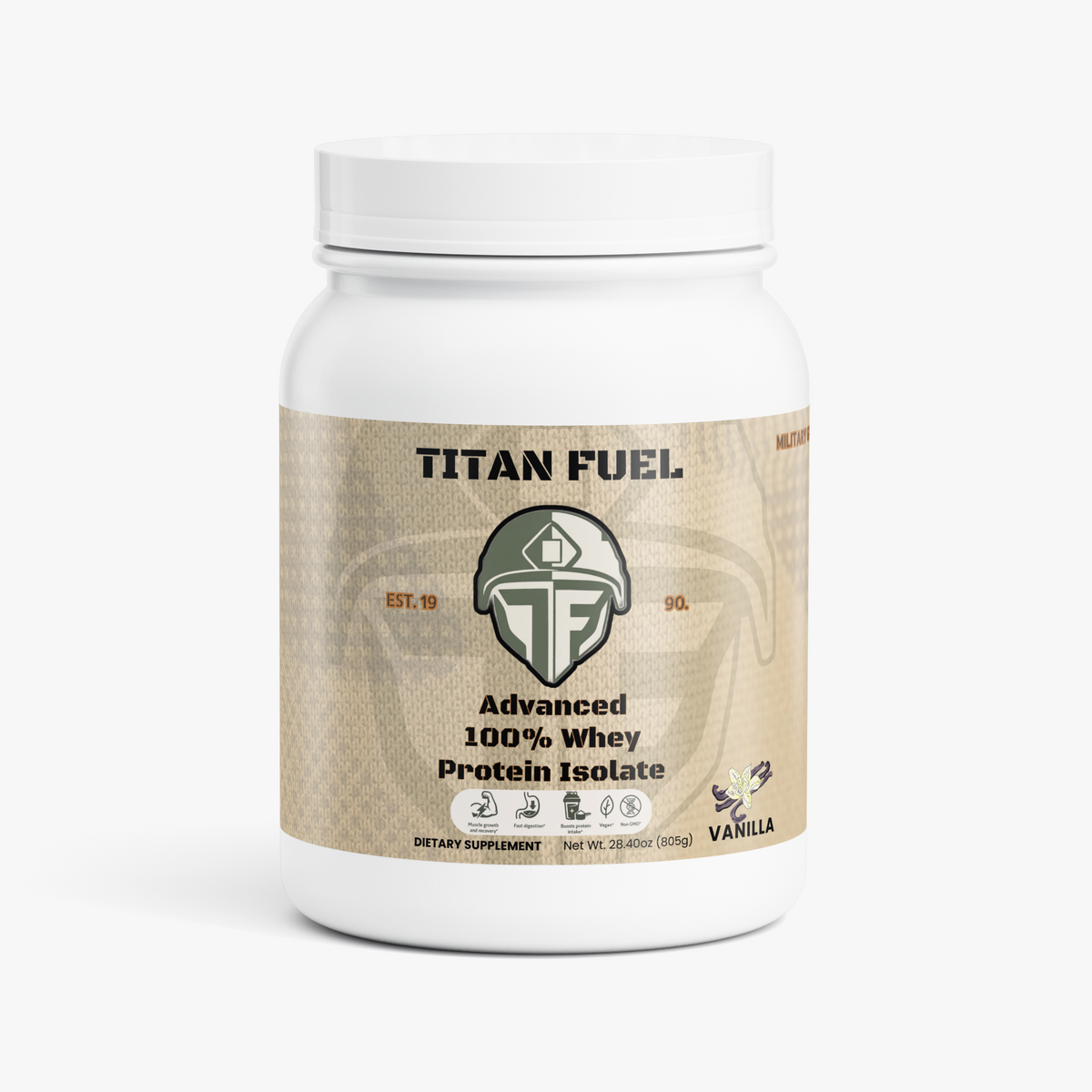 Advanced 100% Whey Protein Isolate (Vanilla)