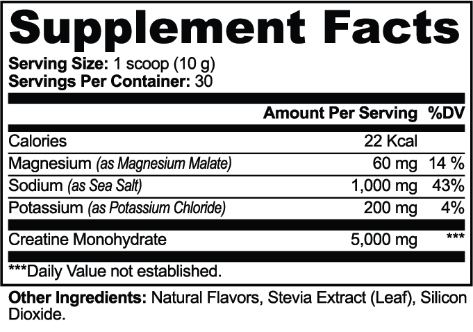 Creatine Hydration Powder (Lemon)